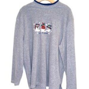 C & B Sport Let it Snow Top